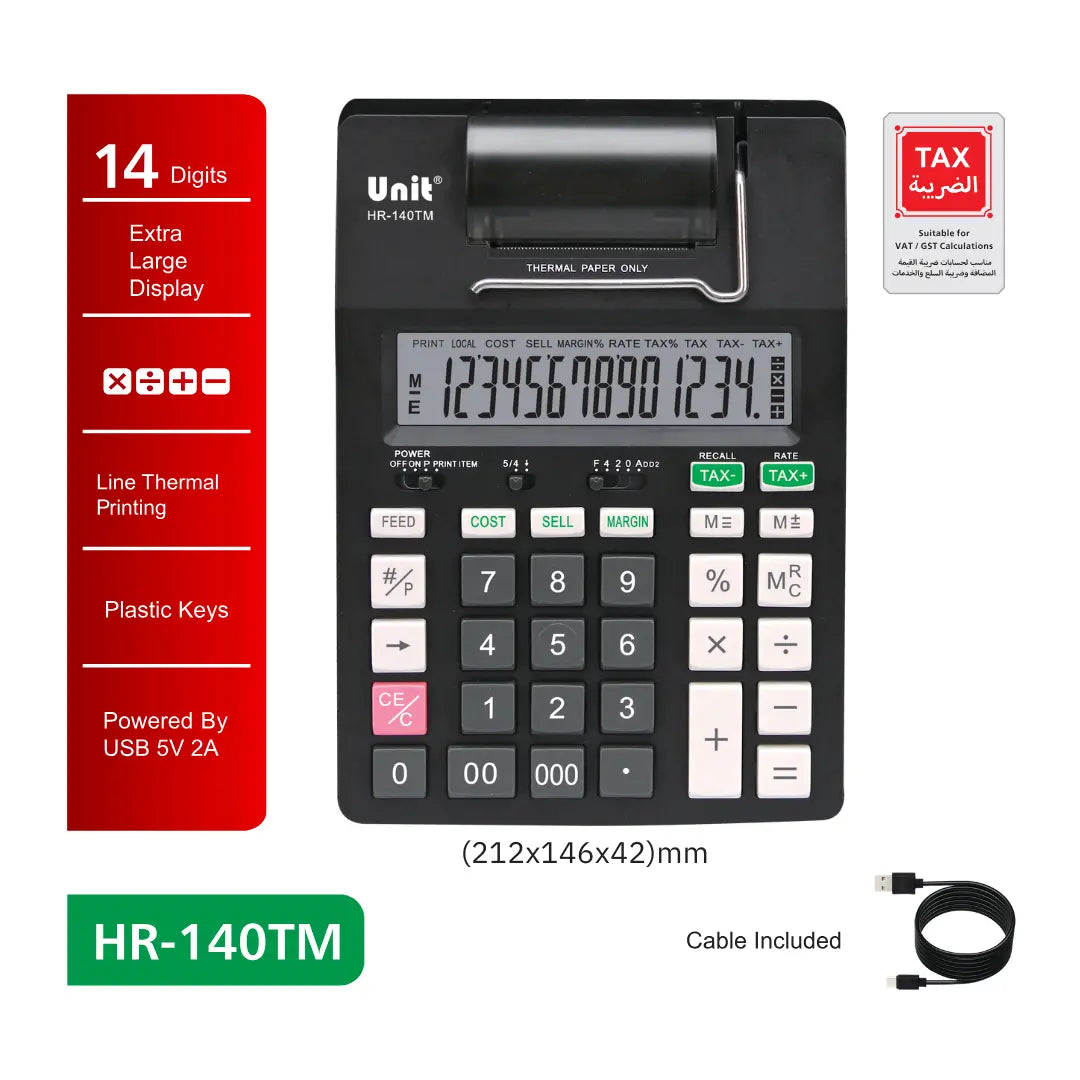 HR-140TM PRINTING CALCULATOR