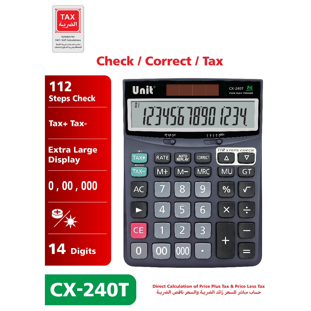 CX-240T DESK CALCULATOR