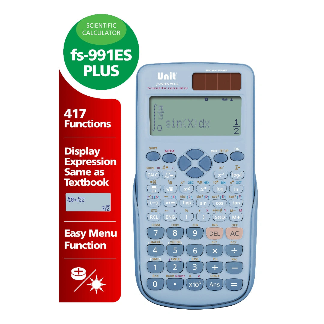 fs-991ES PLUS SCIENTIFIC CALCULATOR PINK BLUE